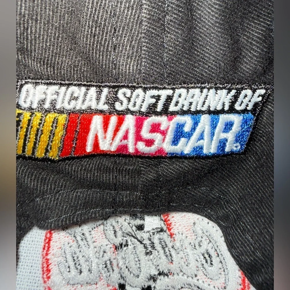 Vintage 90s Coca Cola NASCAR Racing Strapback Hat